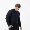 Performance Quarter Zip -Gymreapers Sale Shop performance 1 4 zip black front