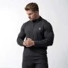 Performance Quarter Zip - Obsidian -Gymreapers Sale Shop performance 1 4 zip obsidian front