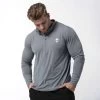Performance Quarter Zip - Steel 2 Performance Quarter Zip - Steel -Gymreapers Sale Shop performance 1 4 zip steel front