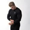 Performance Long Sleeve Shirt -Gymreapers Sale Shop performance shirt black front