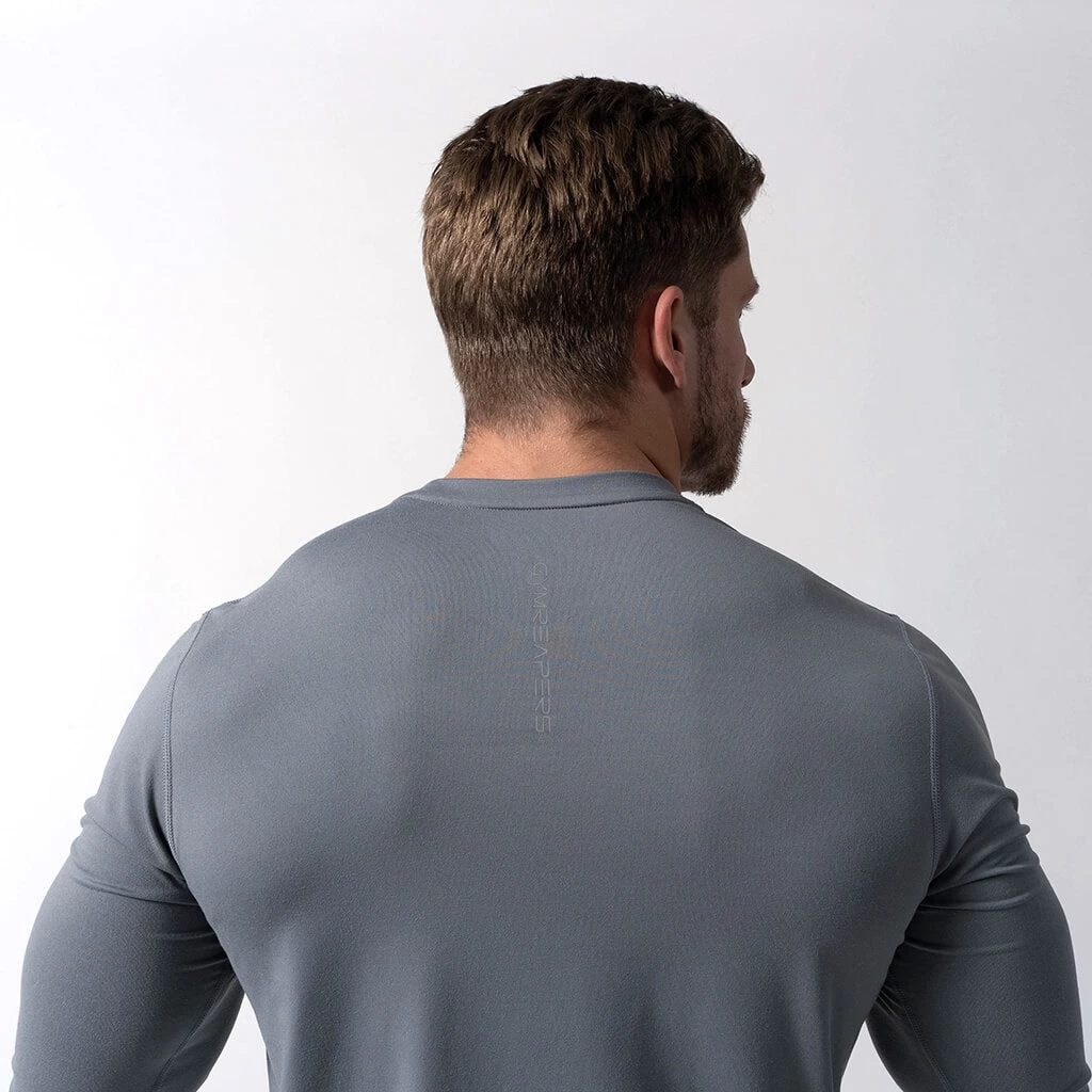 Performance Long Sleeve Shirt - Steel 6 Performance Long Sleeve Shirt - Steel - Image 4