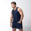 Performance Tank Top - Navy 1 Performance Tank Top - Navy -Gymreapers Sale Shop performance tank navy front
