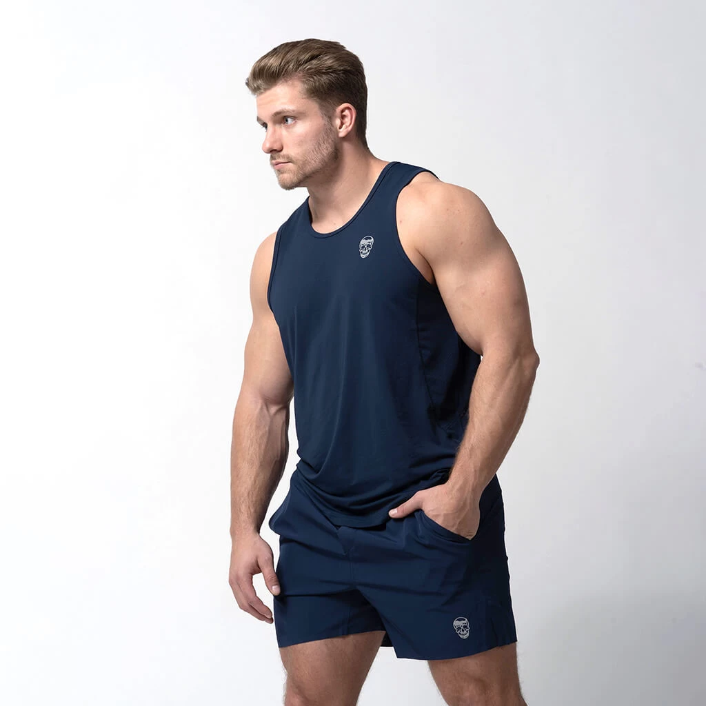 Performance Tank Top - Navy 3 Performance Tank Top - Navy