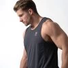 Performance Tank Top - Obsidian 2 Performance Tank Top - Obsidian -Gymreapers Sale Shop performance tank obsidian side