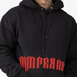 Phantom Hoodie - Black/Red -Gymreapers Sale Shop phantom blk red451