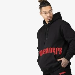 Phantom Hoodie - Black/Red -Gymreapers Sale Shop phantom blk red82