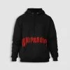 Phantom Hoodie - Black/Red -Gymreapers Sale Shop phantom hoodie black red front