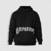 Phantom Hoodie - Black/White -Gymreapers Sale Shop phantom hoodie black white front