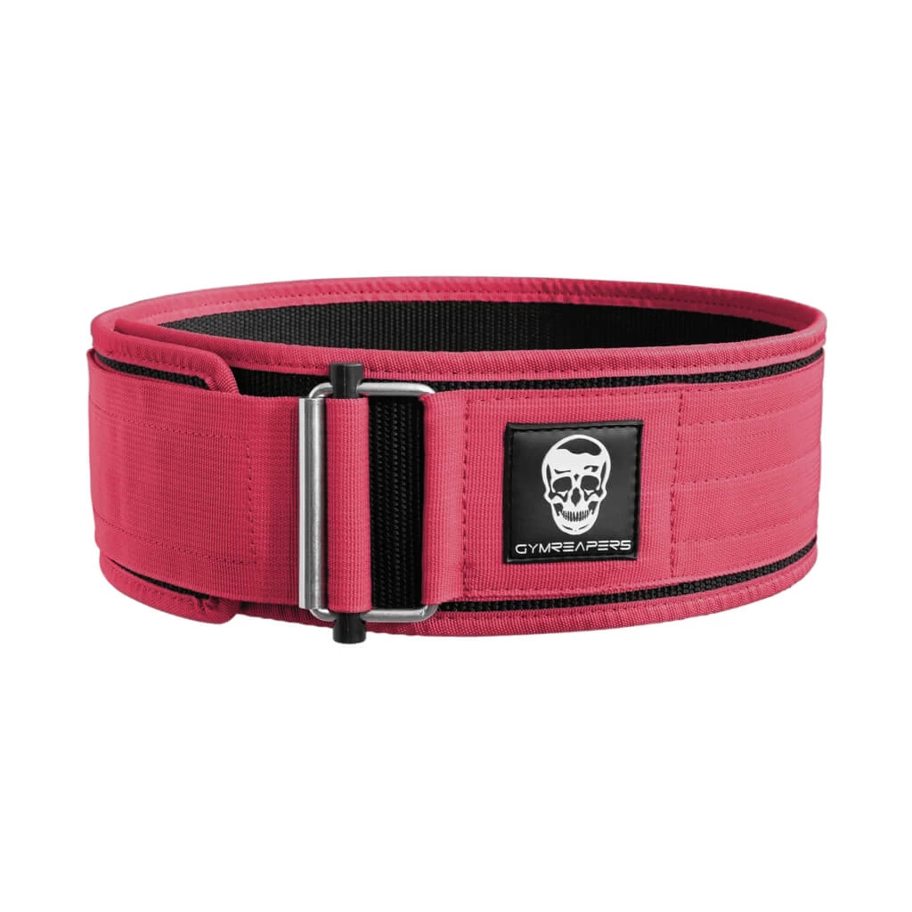Gymreapers Quick Locking Weightlifting Belt - Pink 2 Gymreapers Quick Locking Weightlifting Belt - Pink