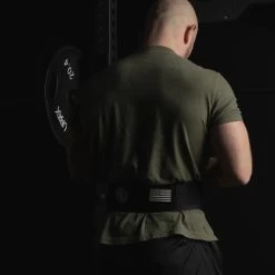 Quick Locking Weightlifting Belt (with Patches) 15 Quick Locking Weightlifting Belt (with Patches) -Gymreapers Sale Shop ql patch belt black