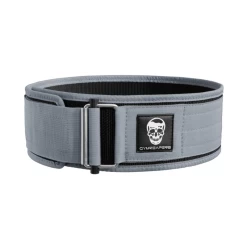 Quick Locking Weightlifting Belt | Premium Back Support - Gray