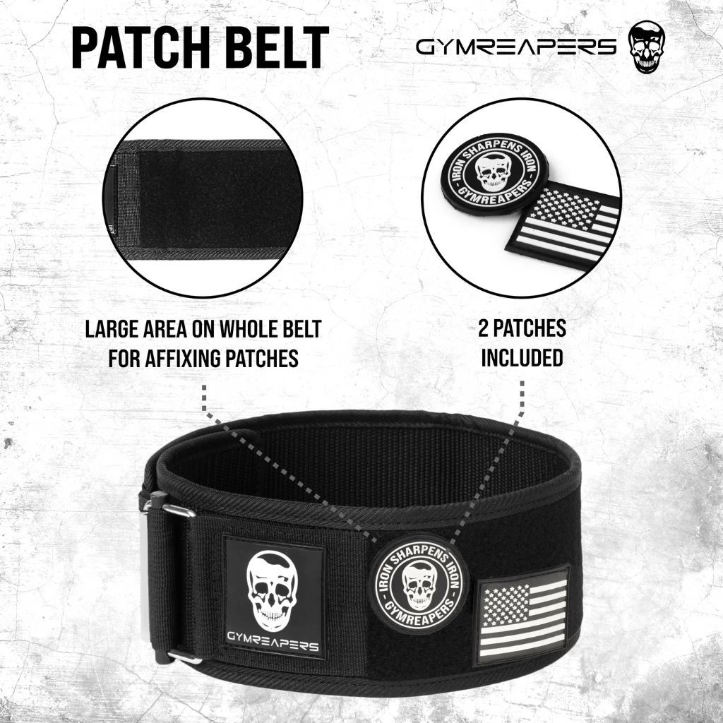 Quick Locking Weightlifting Belt (with Patches) 9 Quick Locking Weightlifting Belt (with Patches) - Image 7