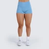 Revive 4" Shorts - Sky Blue -Gymreapers Sale Shop revive 4 inch shorts blue front