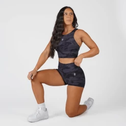 Revive 4" Shorts - Midnight Camo -Gymreapers Sale Shop revive camo shorts kneel