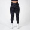 Revive Leggings - Midnight Camo -Gymreapers Sale Shop revive leggings black camo