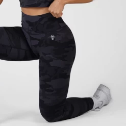 Revive Leggings - Midnight Camo 11 Revive Leggings - Midnight Camo -Gymreapers Sale Shop revive leggings black camo side