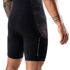 Apex Weightlifting Singlet - Midnight Camo (IPF Approved) -Gymreapers Sale Shop singlet camo detail