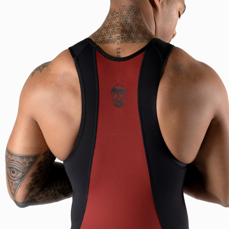 Apex Weightlifting Singlet - Burgundy (IPF Approved) 9 Apex Weightlifting Singlet - Burgundy (IPF Approved) - Image 7