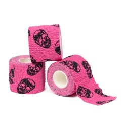 Gymreapers Skull Tape - Pink -Gymreapers Sale Shop skull tape pink stack unrolled