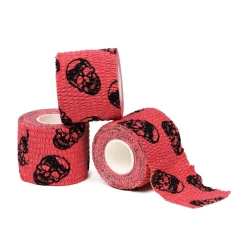 Gymreapers Skull Tape - Red 10 Gymreapers Skull Tape - Red -Gymreapers Sale Shop skull tape red unrolled