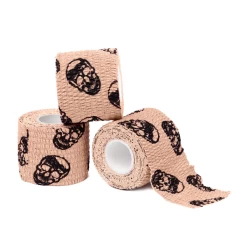 Gymreapers Skull Tape - Taupe -Gymreapers Sale Shop skull tape taupe unrolled