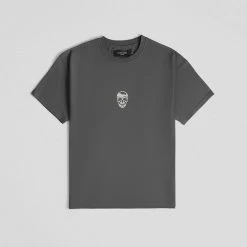 Skull Tee - Charcoal