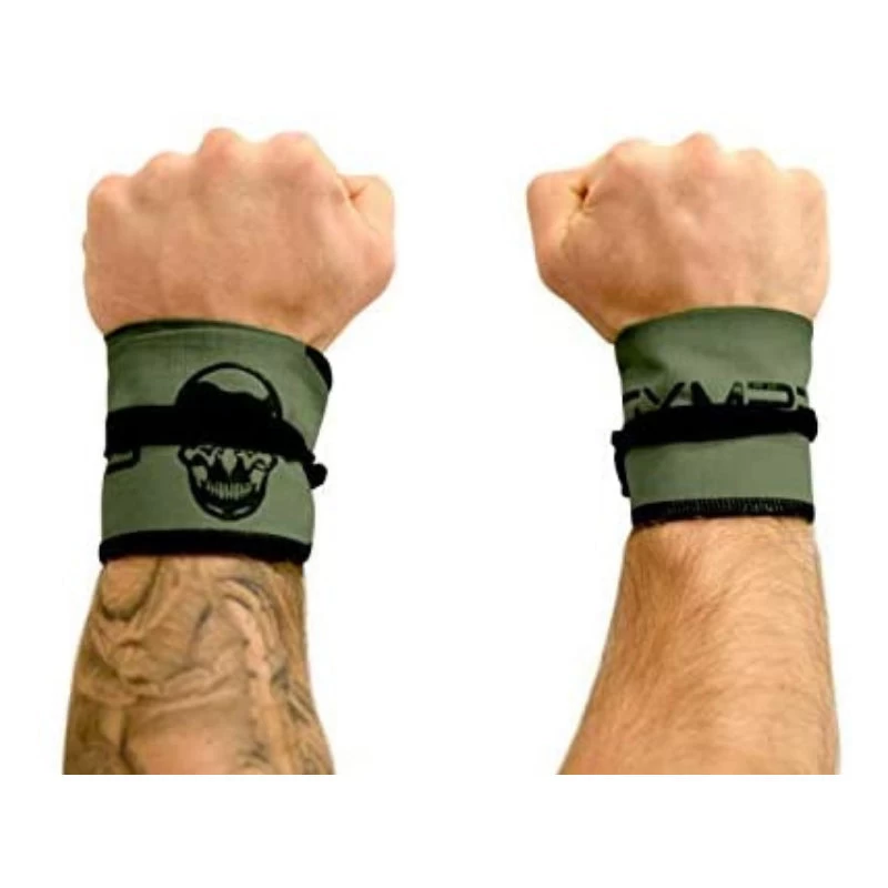 Strength Wrist Wraps - Adjustable Support - Ranger Green 4 Strength Wrist Wraps - Adjustable Support - Ranger Green - Image 2