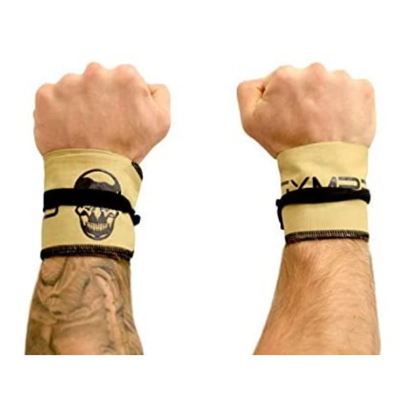 Strength Wrist Wraps - Adjustable Support - Tan 4 Strength Wrist Wraps - Adjustable Support - Tan - Image 2