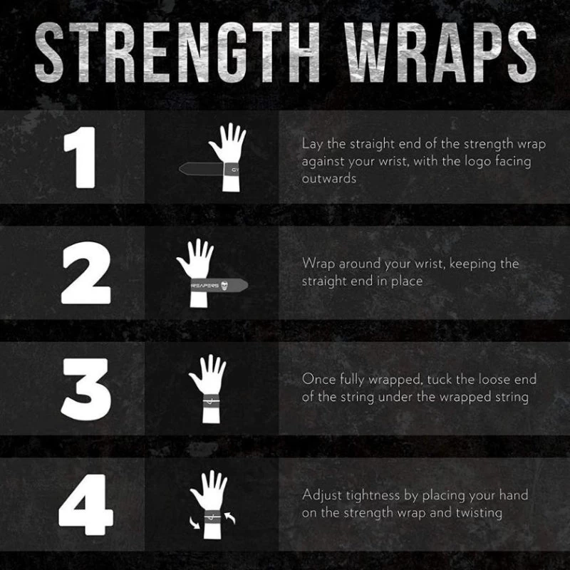 Gymreapers Strength Wrist Wraps - Adjustable Support 7 Gymreapers Strength Wrist Wraps - Adjustable Support - Image 5