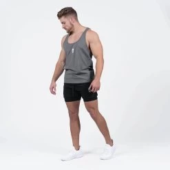 Ascend Stringer - Charcoal -Gymreapers Sale Shop stringer charcoal