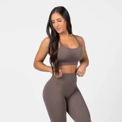 Legacy Bra - Toffee -Gymreapers Sale Shop toffee set half