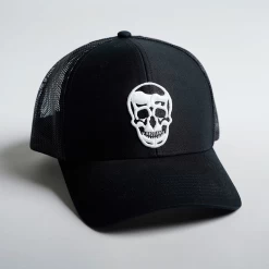 Gymreapers Trucker Hat - Black/White -Gymreapers Sale Shop trucker hat blackw detail