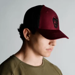 Gymreapers Trucker Hat - Maroon -Gymreapers Sale Shop trucker hat maroon on