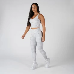 Revive Leggings - White Camo -Gymreapers Sale Shop white camo leggings full