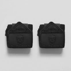 18" Wrist Wraps - Black/Black